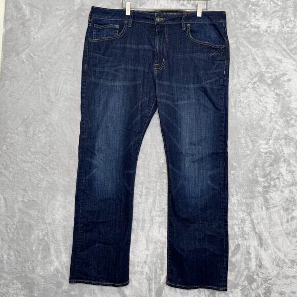 American Eagle Jeans Mens 38x32 Original Boot Extreme Flex Stretch Denim Pants - Picture 1 of 15